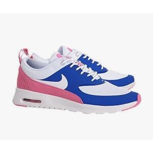 Nike Air Max Thea Game Royal Blue Pink Glow White Sneakers 599409-403 Womens 8
